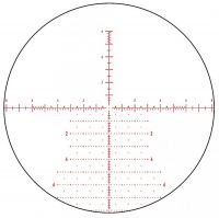 Kríž APR-2D MRAD, zväčšenie 25x